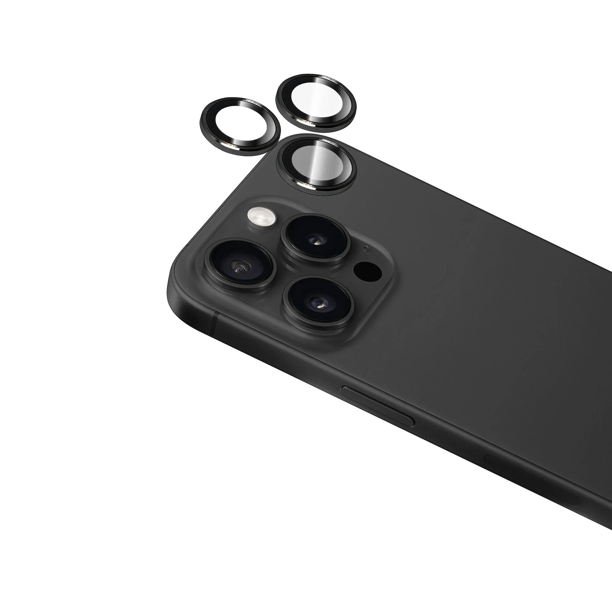 iPhone 16 Pro / 16 Pro Max Torrii Bodyglass Aluminium Camera Ring - Black - Tashqila iPhone 16 Pro / 16 Pro Max Torrii Bodyglass Aluminium Camera Ring - Black - Tashqila
